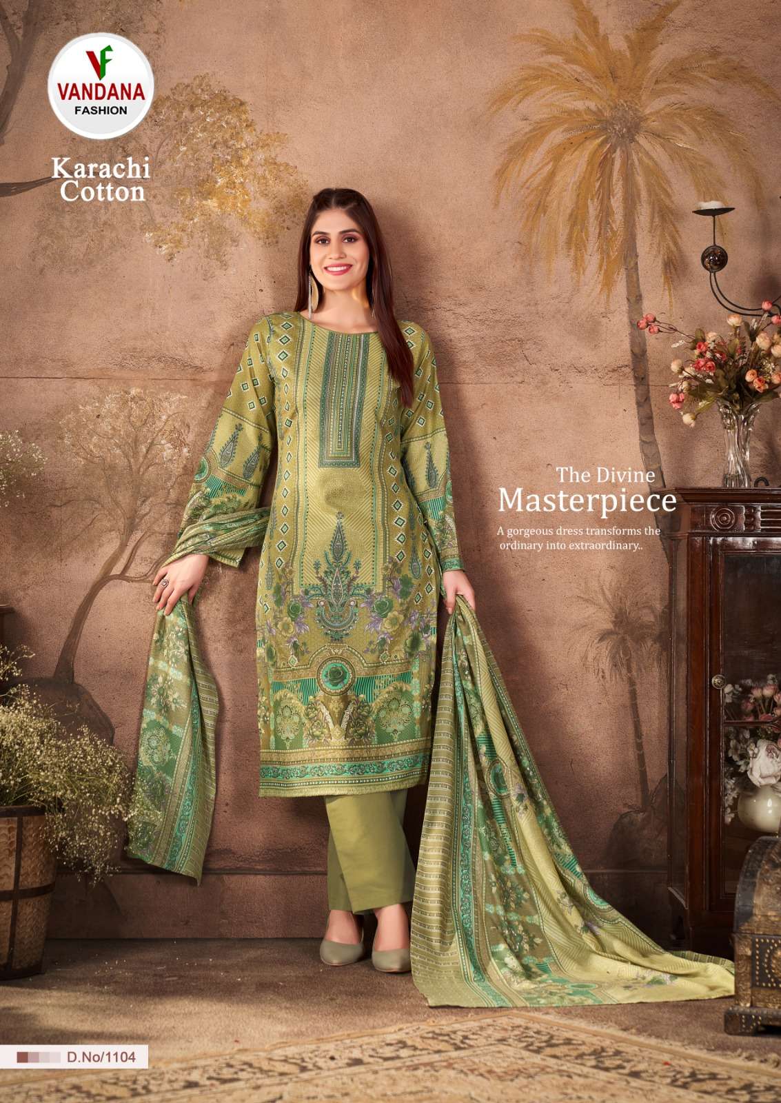 VANDANA FASHION KARACHI COTTON VOL 11 COTTON DIGITAL PRINTS SALWAR SUIT