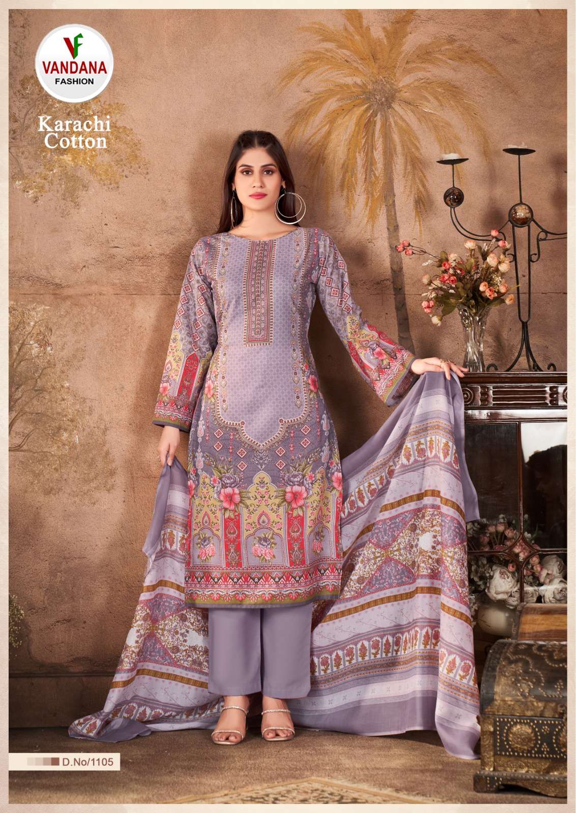 VANDANA FASHION KARACHI COTTON VOL 11 COTTON DIGITAL PRINTS SALWAR SUIT