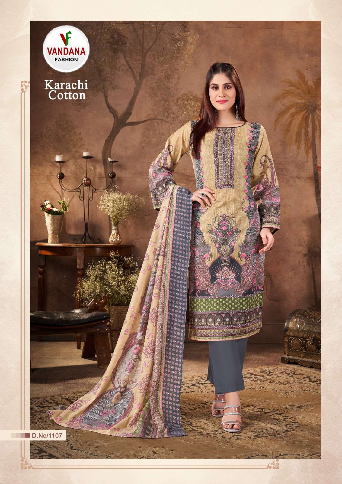 VANDANA FASHION KARACHI COTTON VOL 11 COTTON DIGITAL PRINTS SALWAR SUIT