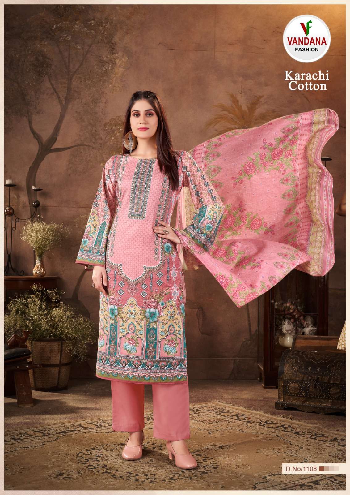 VANDANA FASHION KARACHI COTTON VOL 11 COTTON DIGITAL PRINTS SALWAR SUIT