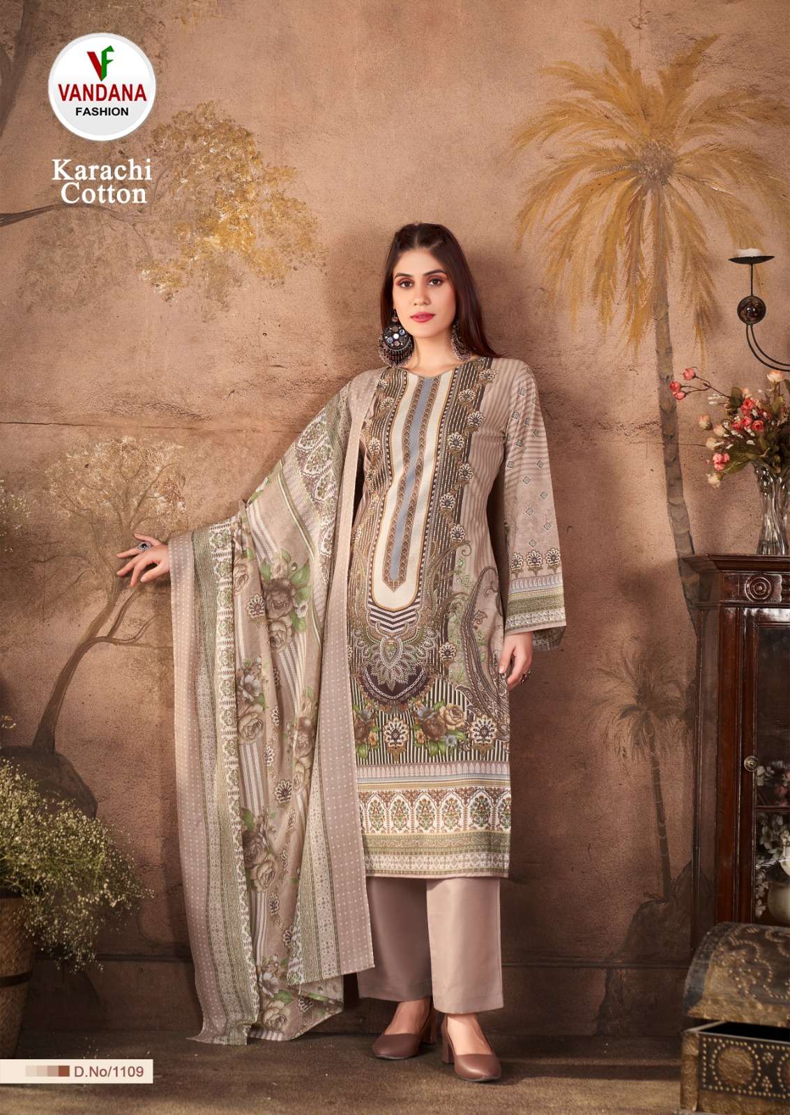 VANDANA FASHION KARACHI COTTON VOL 11 COTTON DIGITAL PRINTS SALWAR SUIT
