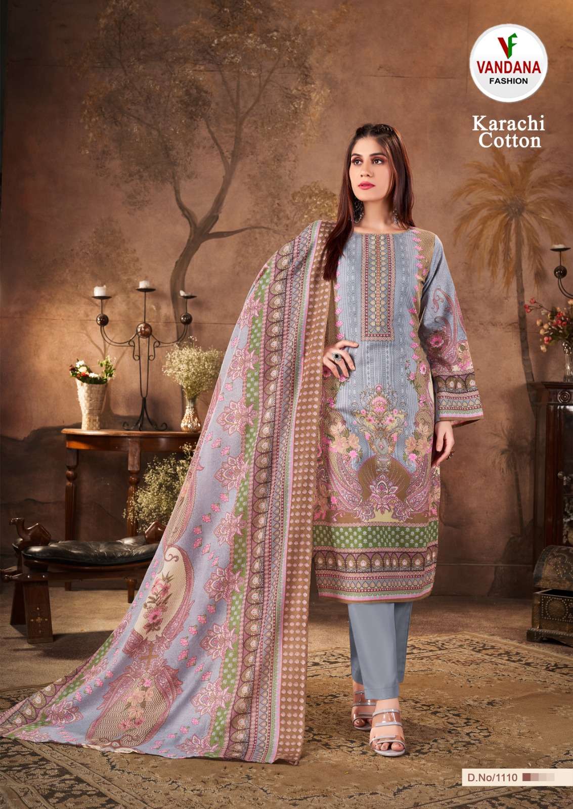VANDANA FASHION KARACHI COTTON VOL 11 COTTON DIGITAL PRINTS SALWAR SUIT
