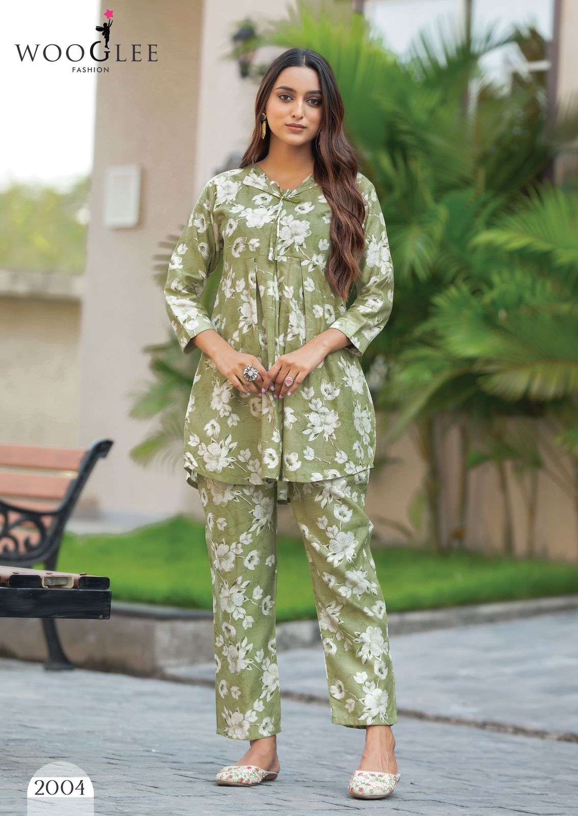  WOOGLEE DEVYANI FANCY CAUSAL WEAR LADIES CO-ORD SET