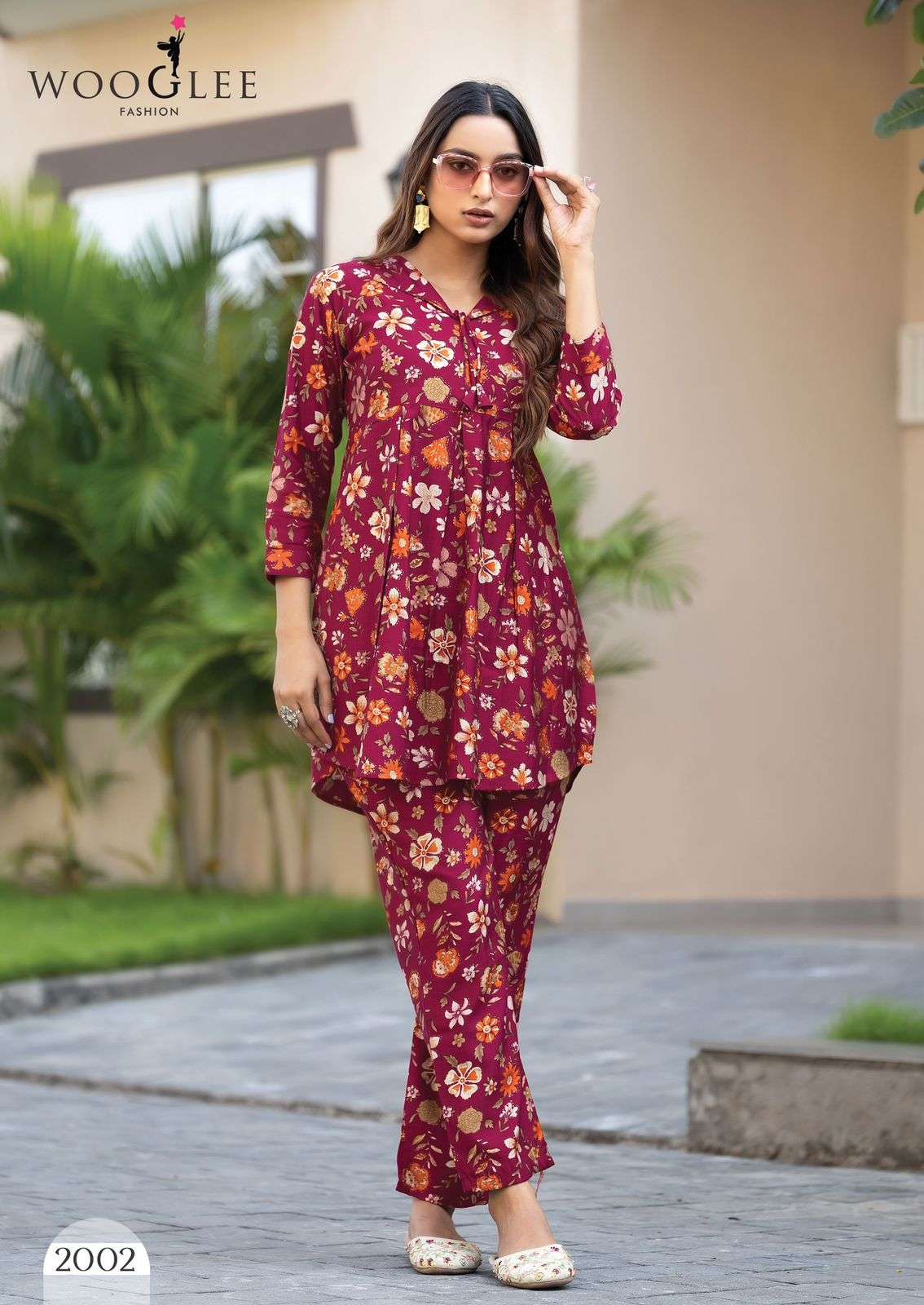  WOOGLEE DEVYANI FANCY CAUSAL WEAR LADIES CO-ORD SET