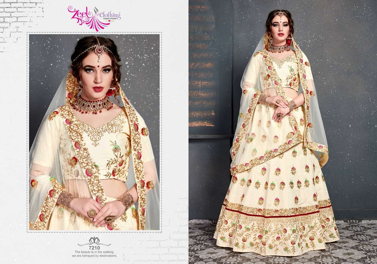 ZEEL CLOTHING ROOHBAB VELVET HEAVY DESIGNER LEHENGA CHOLI