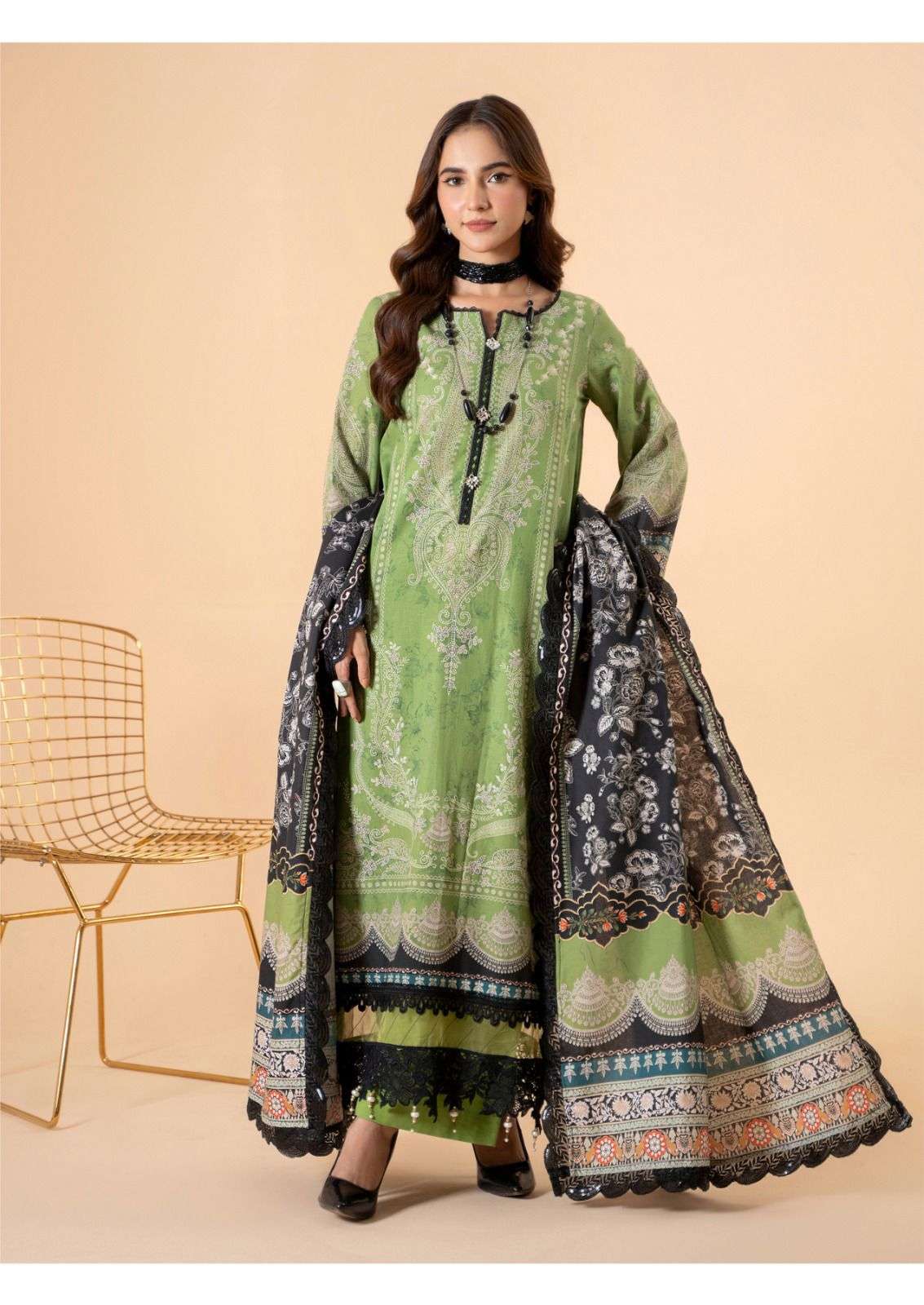 ZELLBURY ASIMJOFA COTTON DIGITAL PRINTS SALWAR SUIT