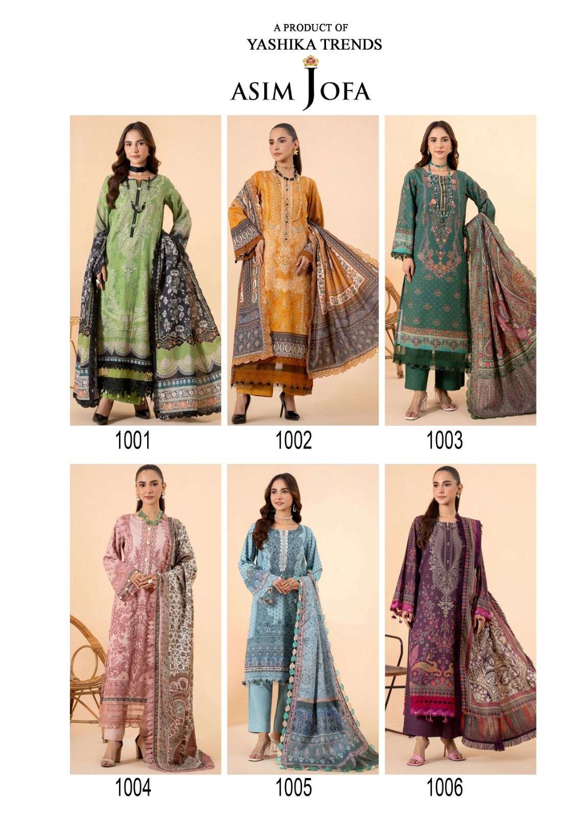 ZELLBURY ASIMJOFA COTTON DIGITAL PRINTS SALWAR SUIT