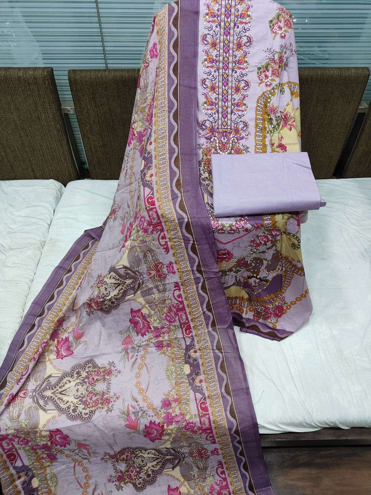 ALOK SUITS QUDRAT EDITION VOL 9 COTTON DIGITAL PRINTS WITH FANCY WORK SUIT