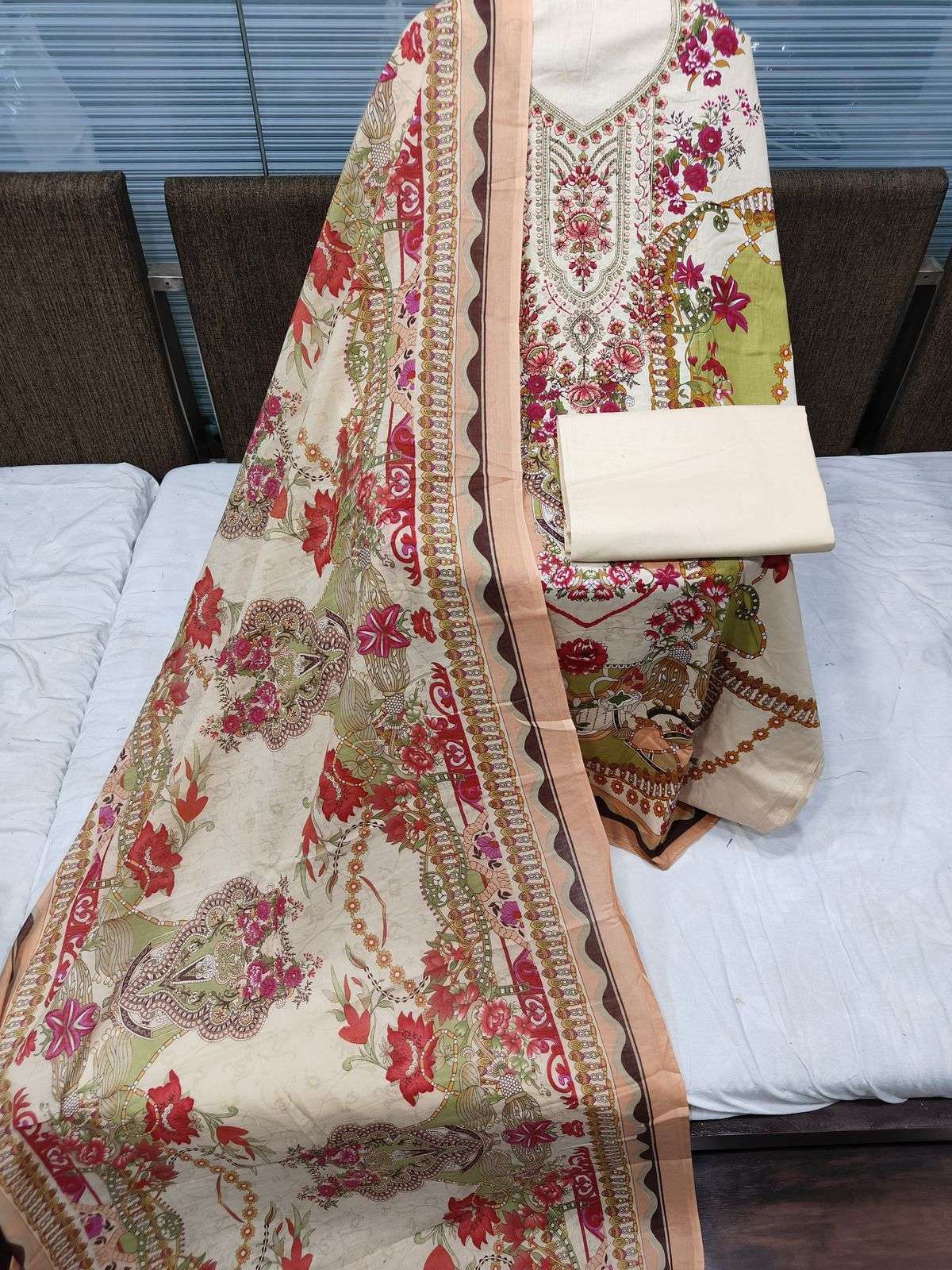ALOK SUITS QUDRAT EDITION VOL 9 COTTON DIGITAL PRINTS WITH FANCY WORK SUIT