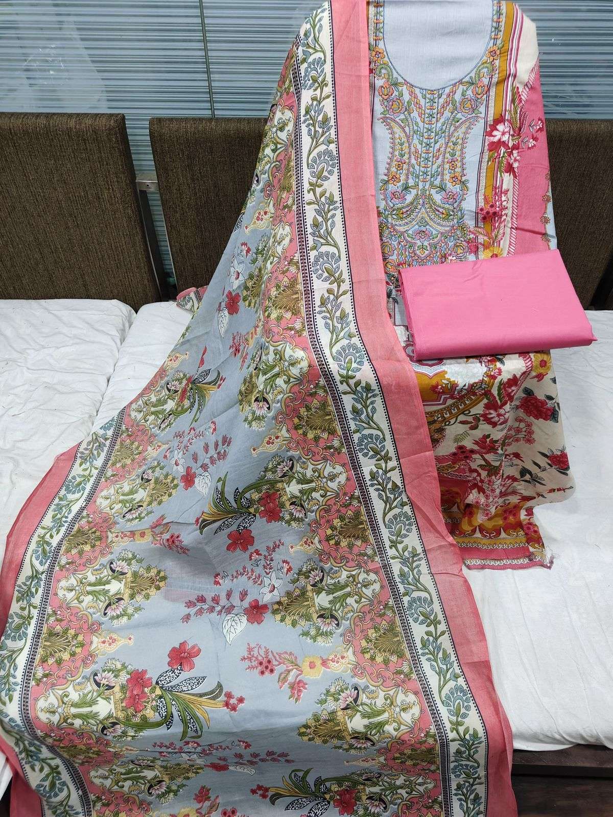ALOK SUITS QUDRAT EDITION VOL 9 COTTON DIGITAL PRINTS WITH FANCY WORK SUIT