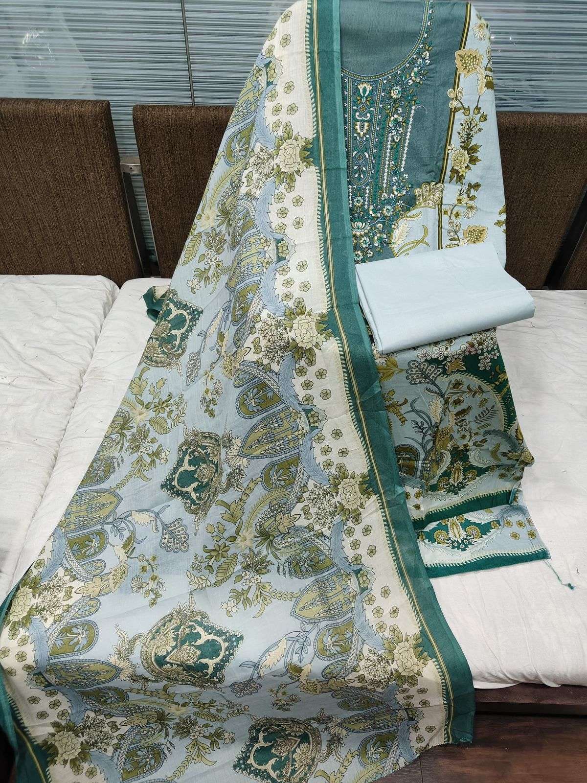 ALOK SUITS QUDRAT EDITION VOL 9 COTTON DIGITAL PRINTS WITH FANCY WORK SUIT