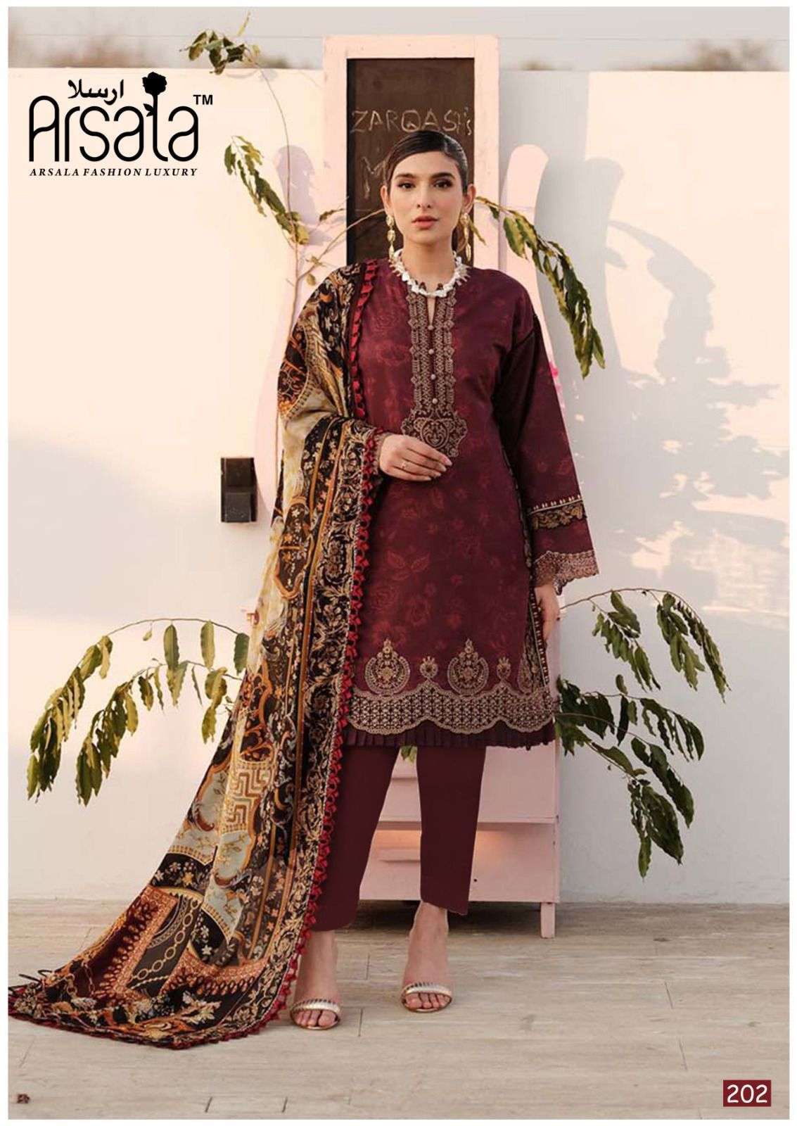 ARSALA FASHION AMIRA HEAVY COTTON LUXURY COLLECTION VOL 2 LAWN COTTON SUIT