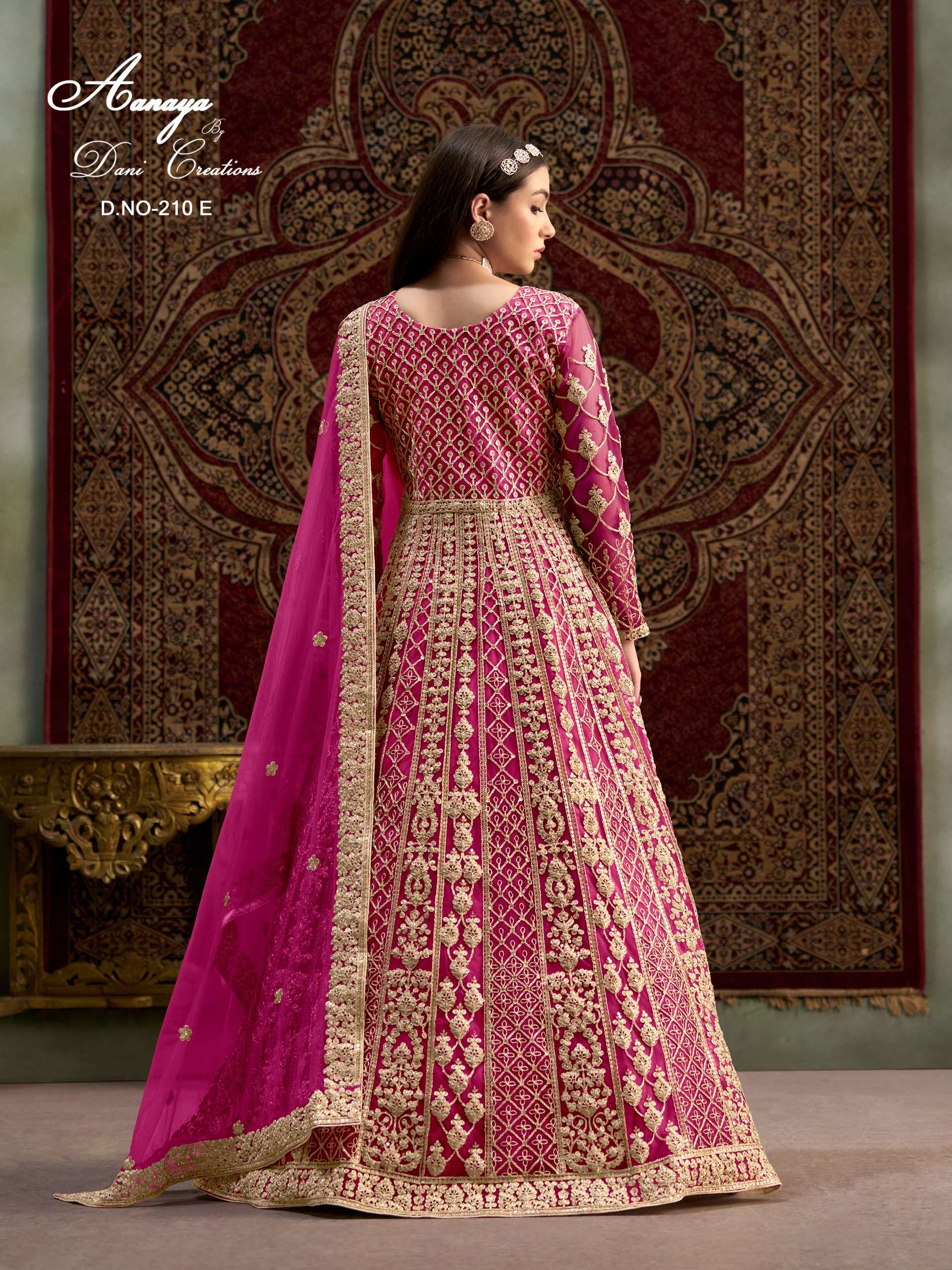 DANI CREATION AANAYA VOL 210 HEAVY DESIGNER WEDDING WEAR GOWN DRESS