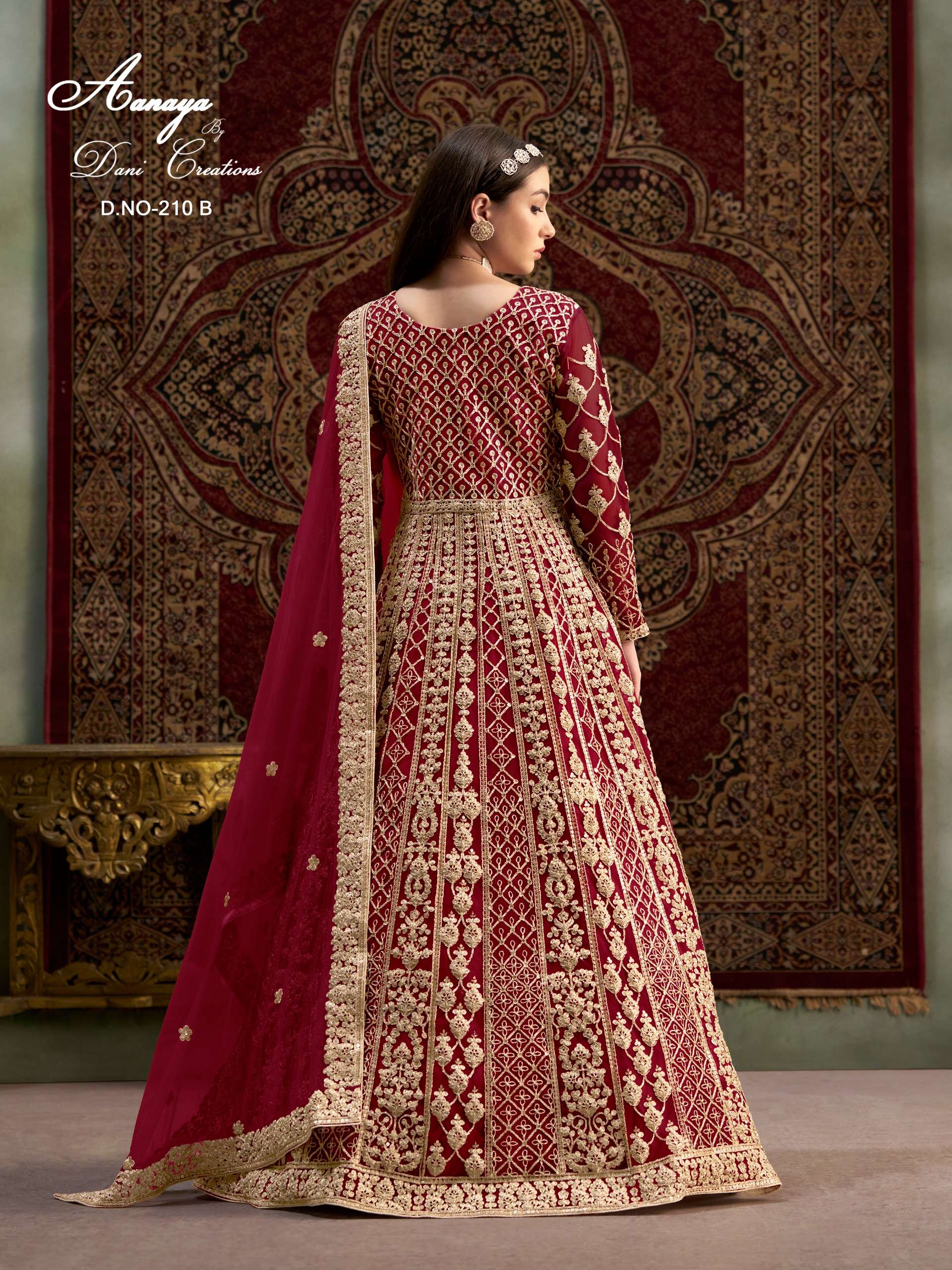 DANI CREATION AANAYA VOL 210 HEAVY DESIGNER WEDDING WEAR GOWN DRESS