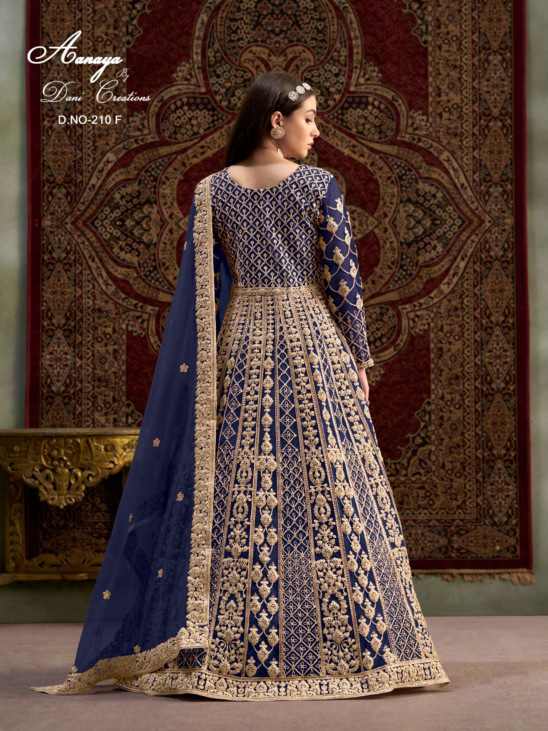 DANI CREATION AANAYA VOL 210 HEAVY DESIGNER WEDDING WEAR GOWN DRESS