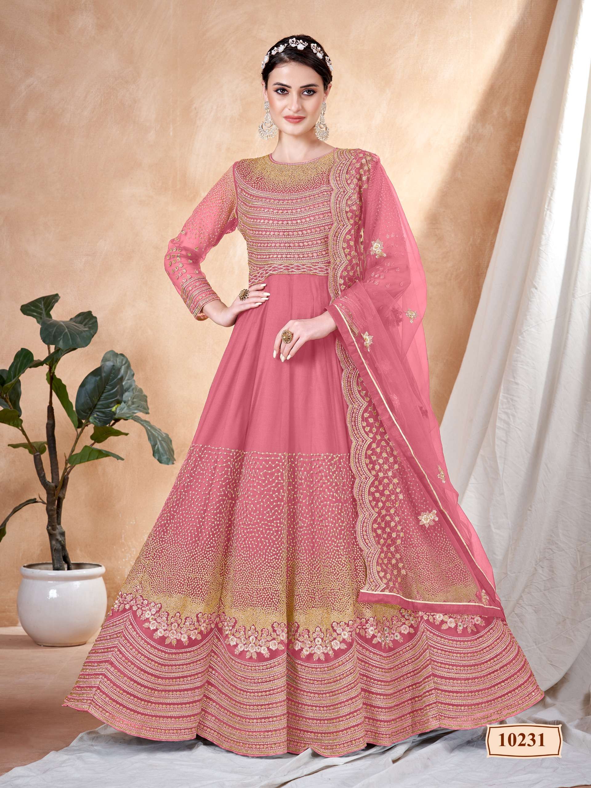  DANI CREATION ANJUBAA VOL 23 HEAVY DESIGNER PARTY WEAR GOWN DRESS