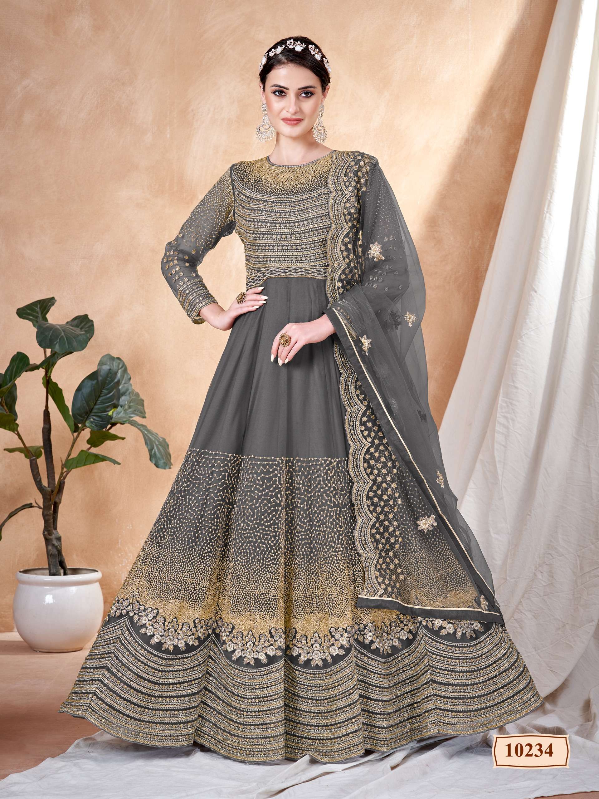  DANI CREATION ANJUBAA VOL 23 HEAVY DESIGNER PARTY WEAR GOWN DRESS