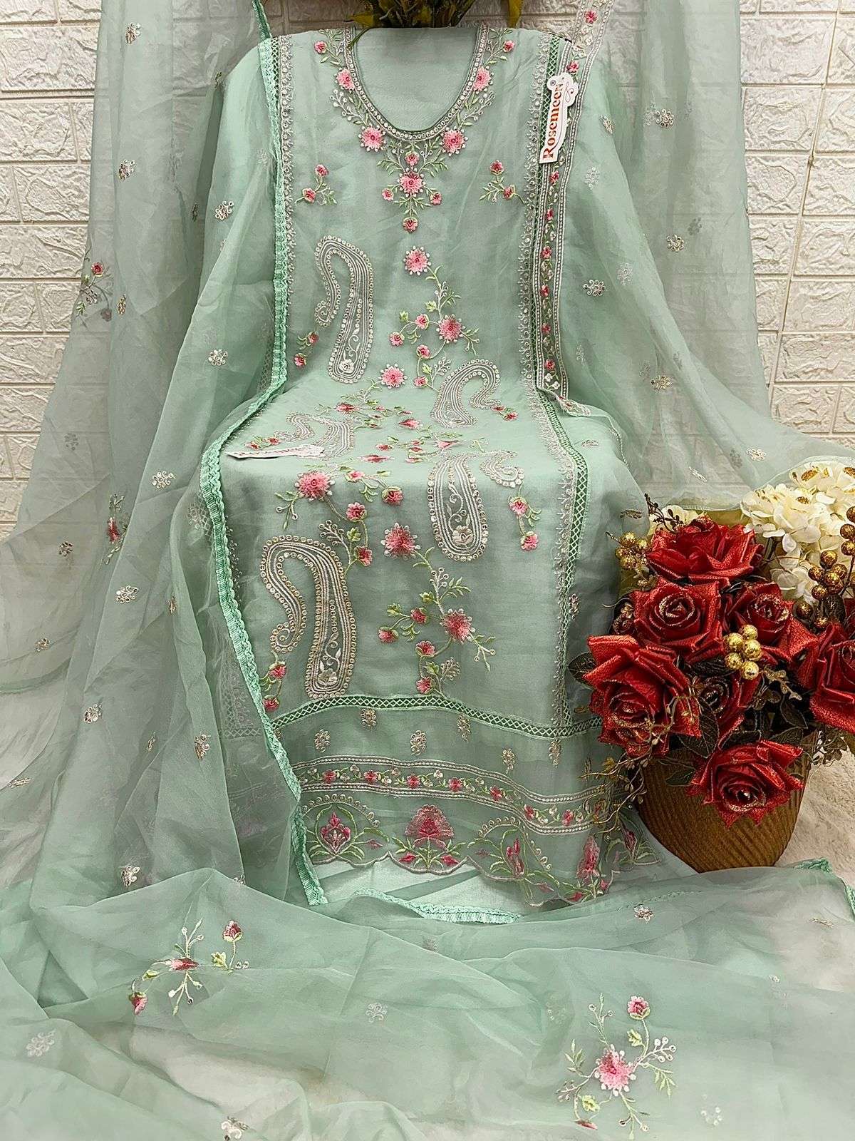 FEPIC iRAADAY IR 21210 ORGANZA HEAVY EMBROIDERED PAKISTANI SUIT