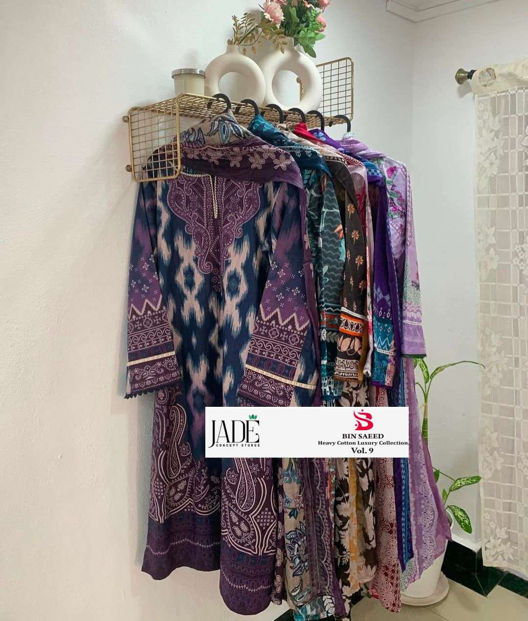 JADE BIN SAEED HEAVY COTTON LUXURY COLLECTION VOL 9 READY MADE COLLECTION