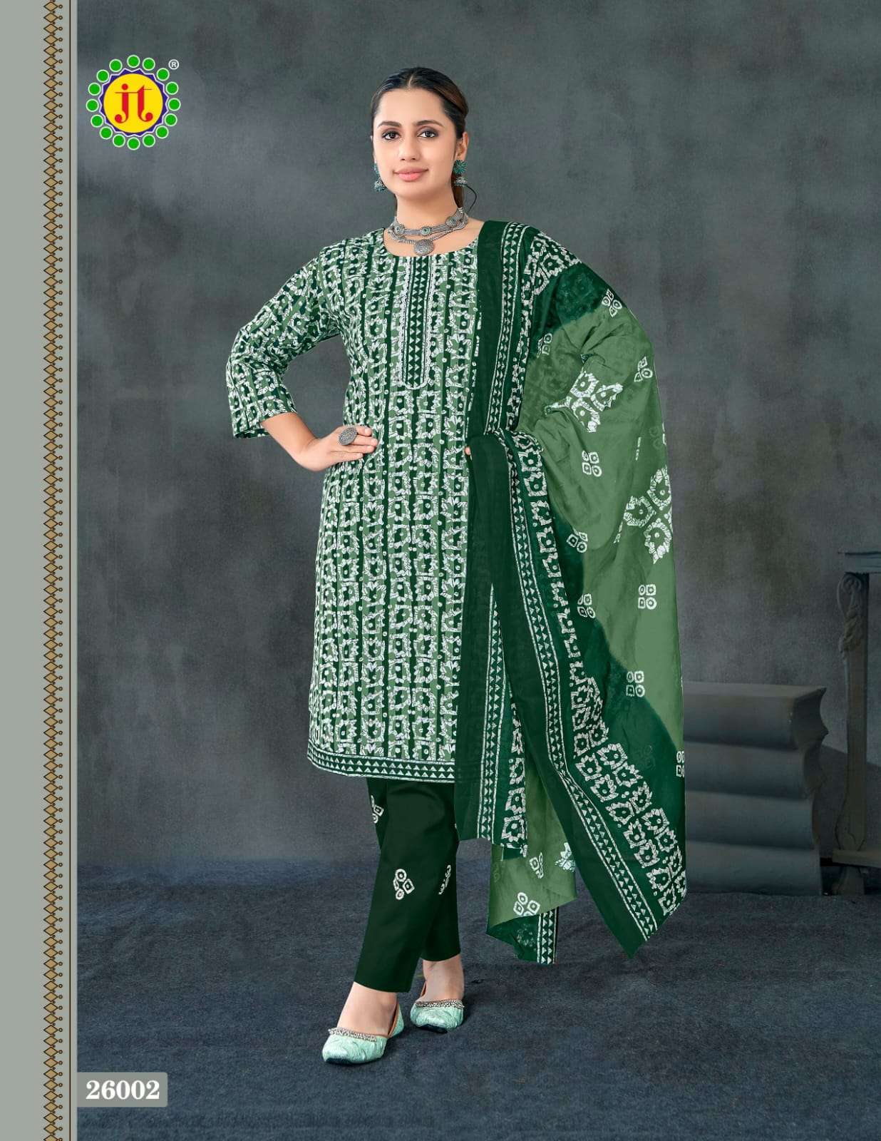 JT BATIQUE SPECIAL VOL 30 COTTON BATIK PRINT SALWAR SUIT