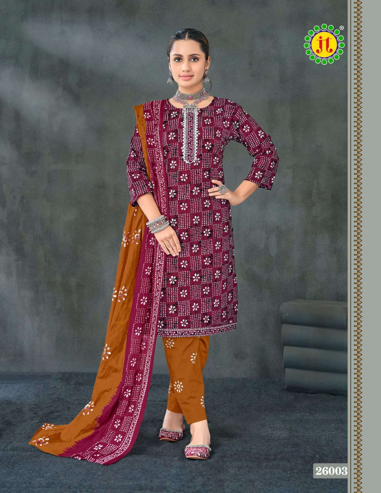JT BATIQUE SPECIAL VOL 30 COTTON BATIK PRINT SALWAR SUIT