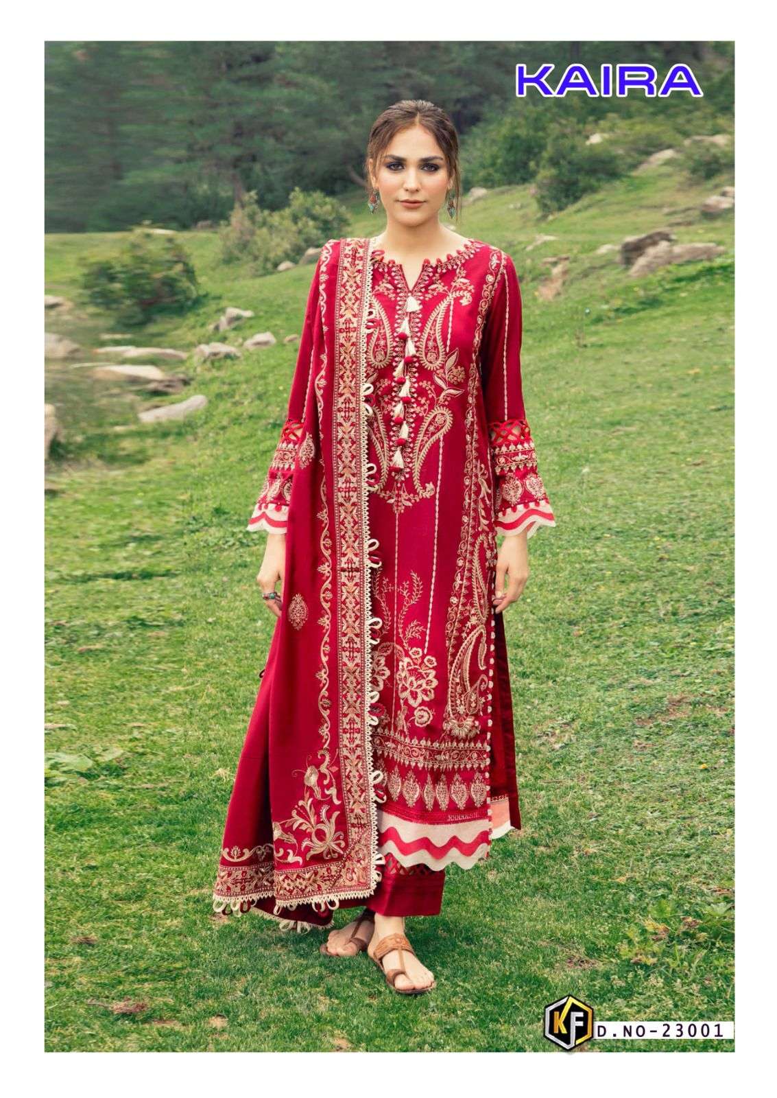 KEVAL FAB KAIRA VOL 23 READY MADE COLLECTION LAWN COTTON SUIT