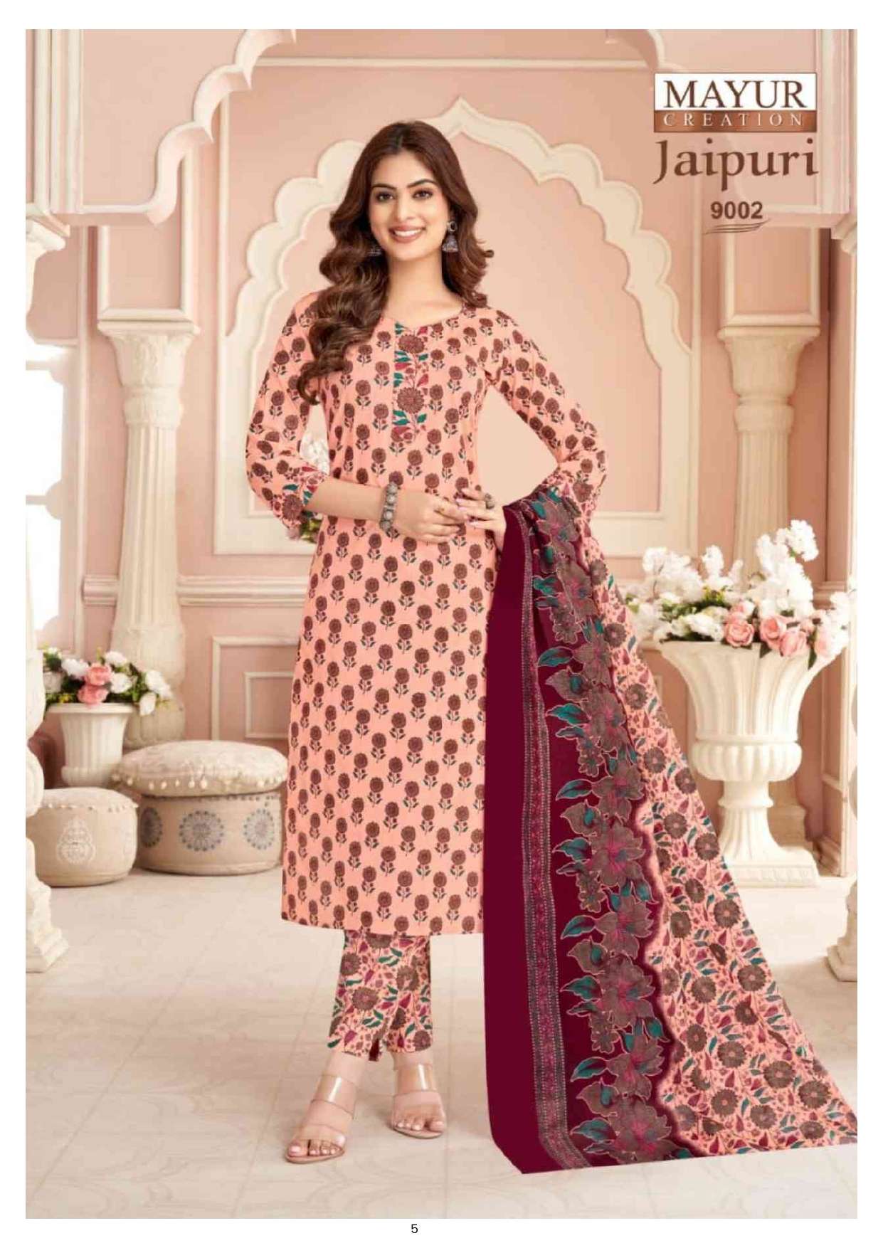 MAYUR CREATION JAIPURI VOL 9 COTTON PRINT SALWAR SUIT