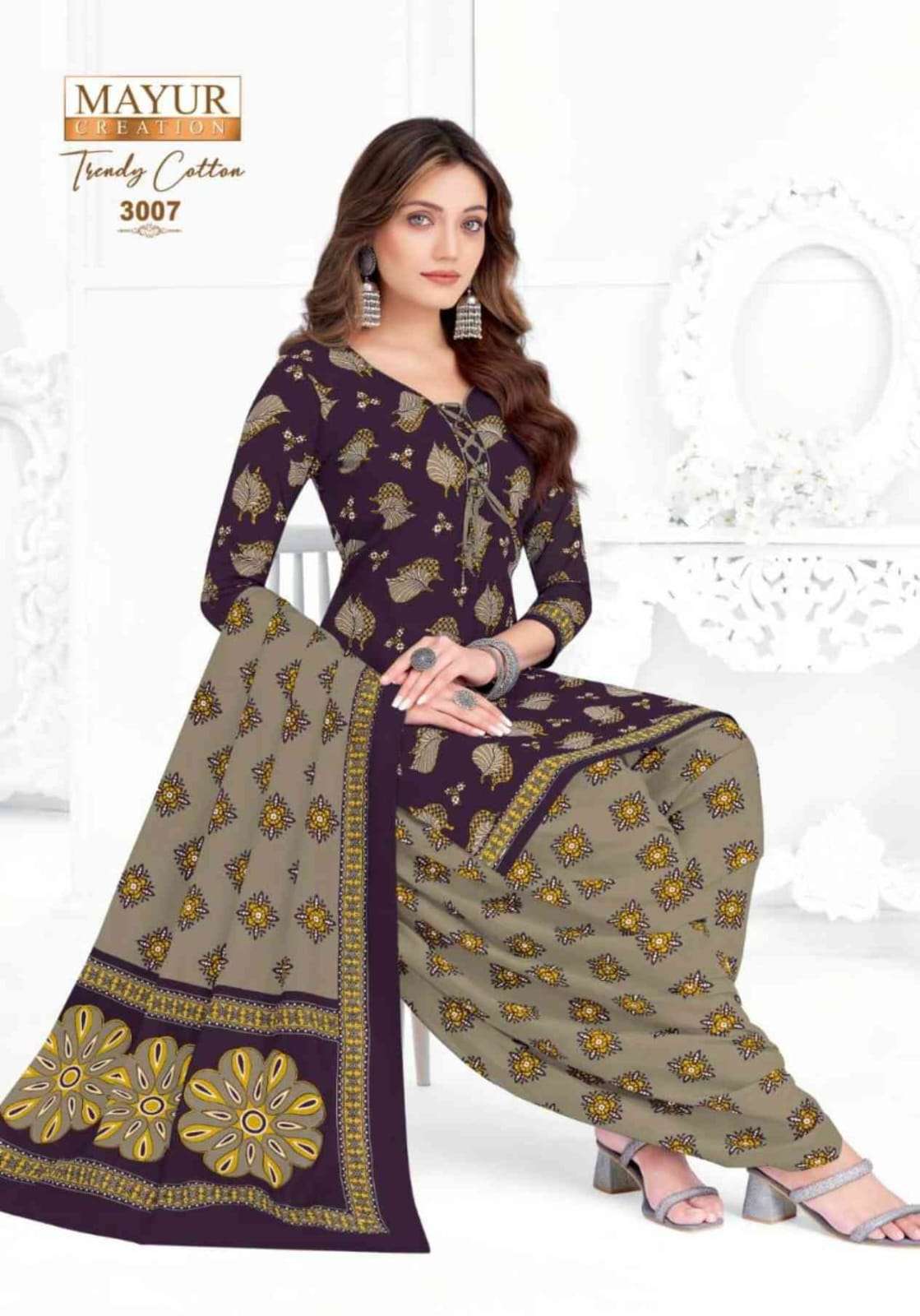 MAYUR CREATION TRENDY COTTON VOL 3 COTTON PRINTED PATIYALA SALWAR SUIT