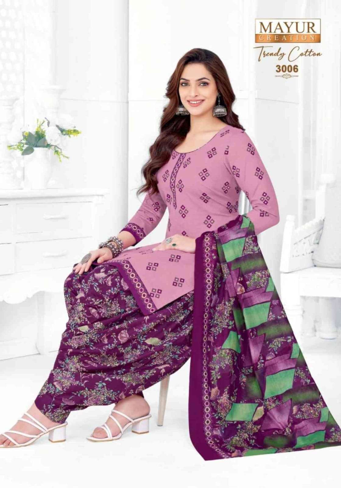 MAYUR CREATION TRENDY COTTON VOL 3 COTTON PRINTED PATIYALA SALWAR SUIT
