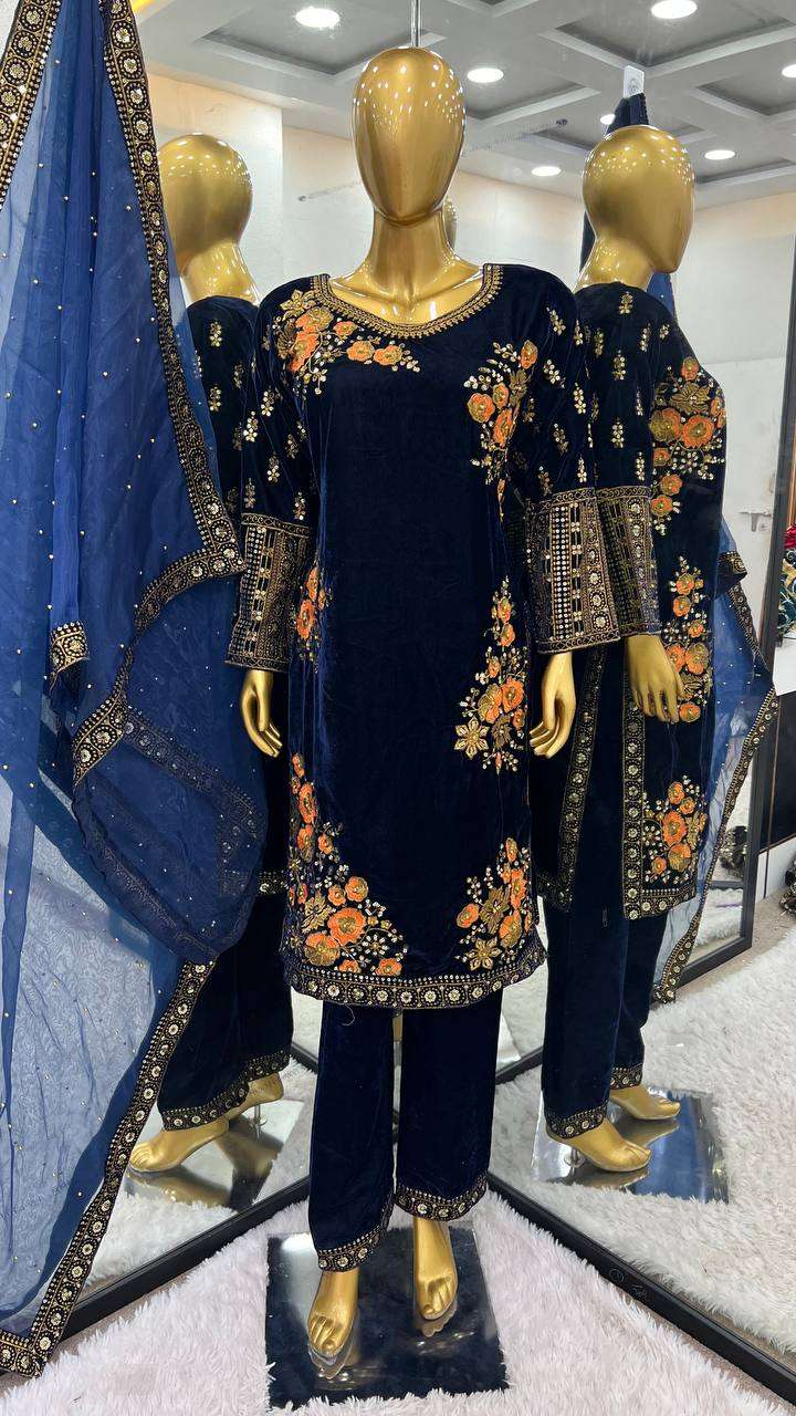 NSR 829 VELVET HEAVY SEQUENCE DESIGNER WORK SUIT