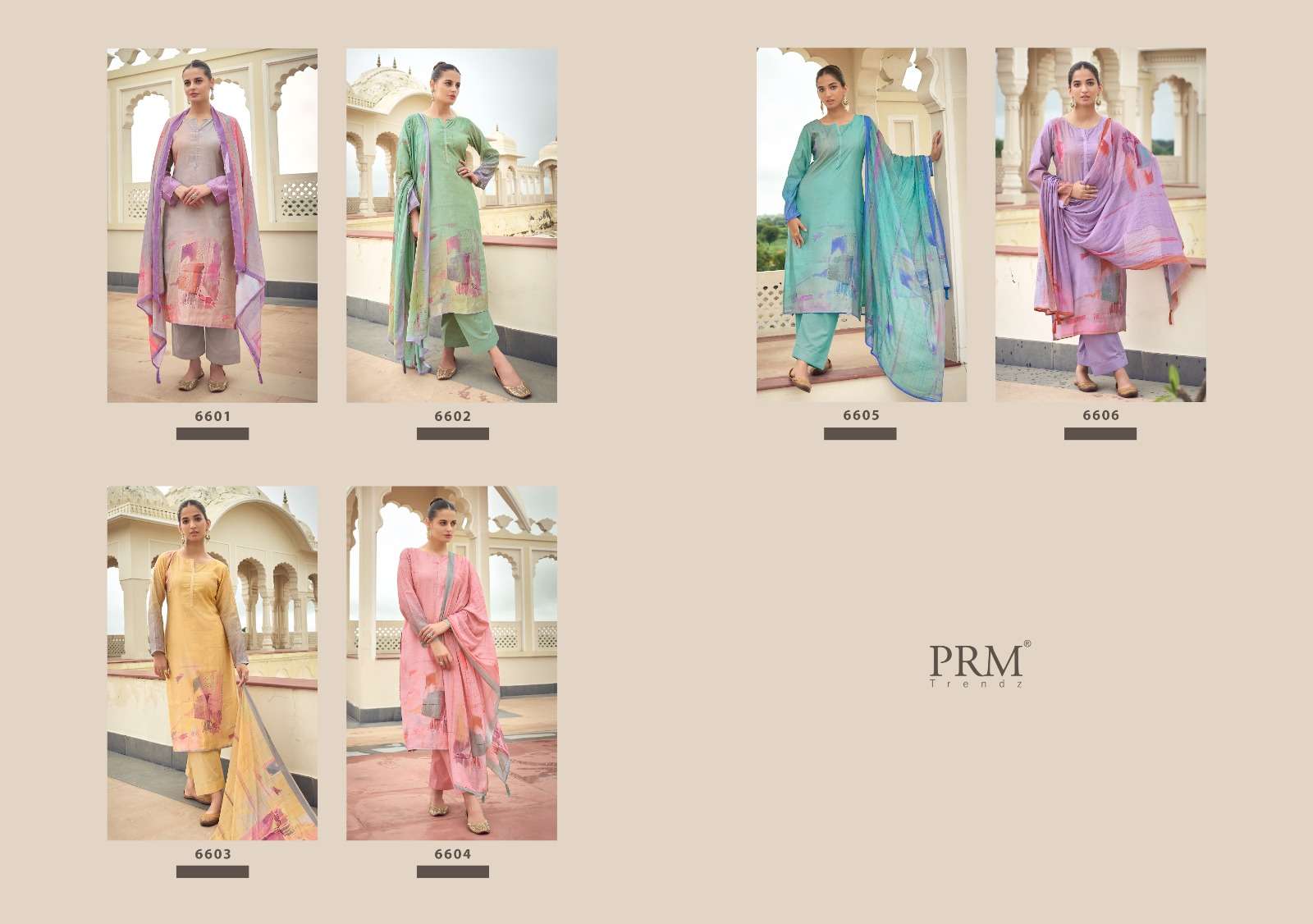  PRM TRENDZ EKNOOR MUSLIN SILK DIGITAL PRINT WITH FANCY WORK SUIT