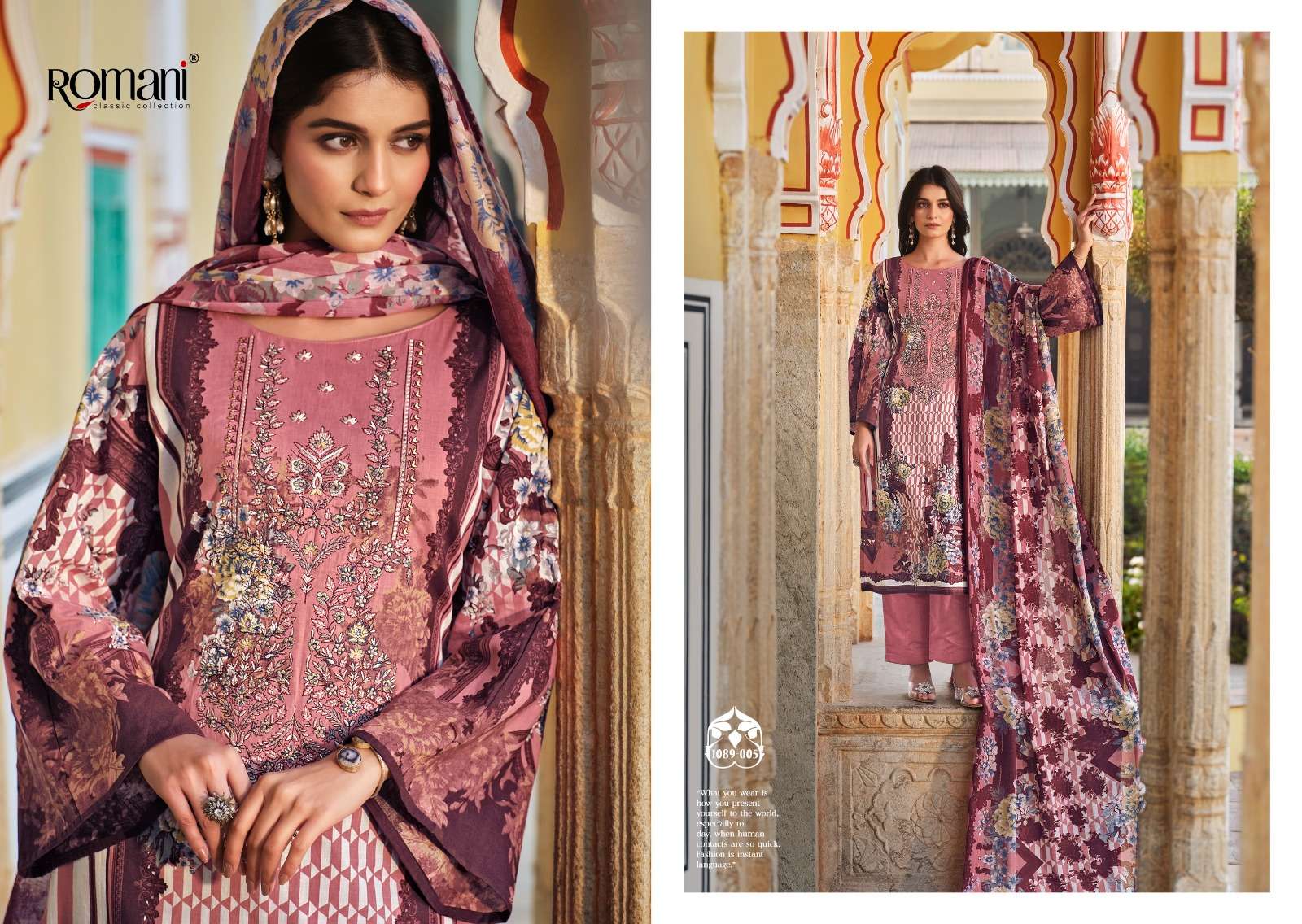 ROMANI AARZU VOL 6 COTTON DIGITAL PRINTS WITH FANCY WORKS SUIT