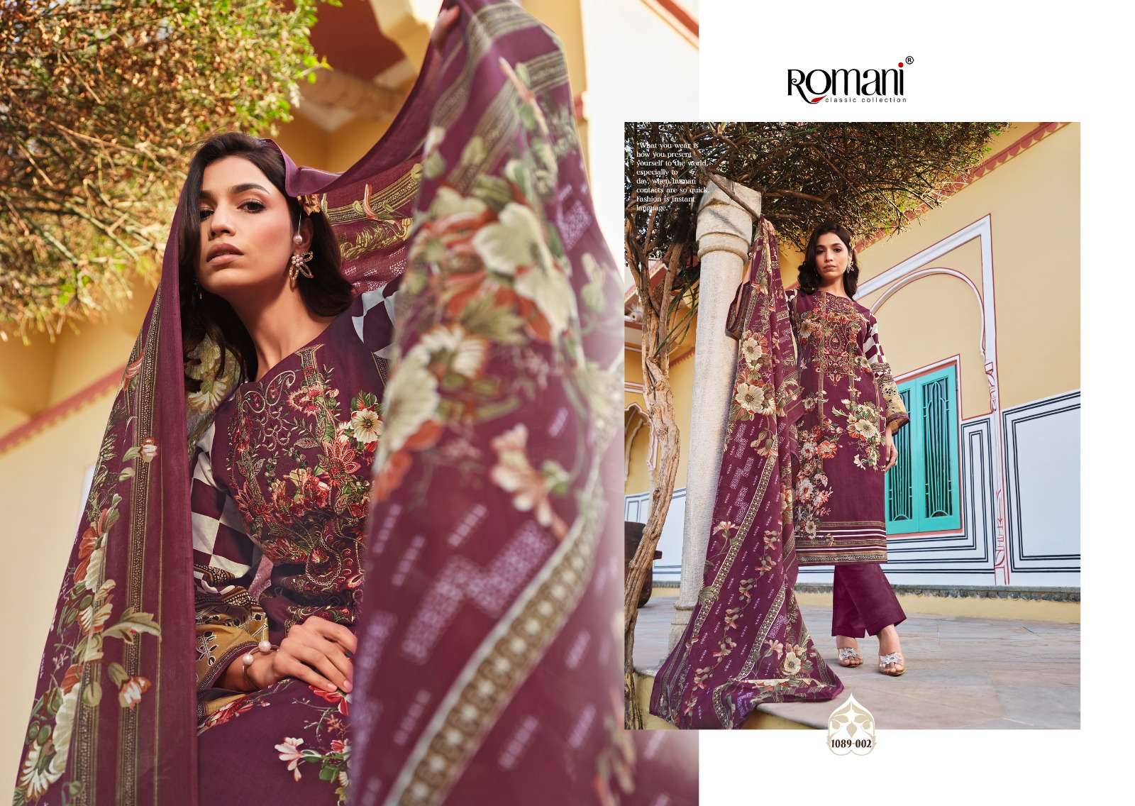 ROMANI AARZU VOL 6 COTTON DIGITAL PRINTS WITH FANCY WORKS SUIT
