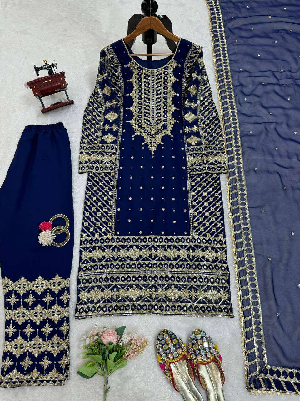 RTC 5785 GEORGETTE HEAVY DESIGNER WEDDING WEAR SUIT