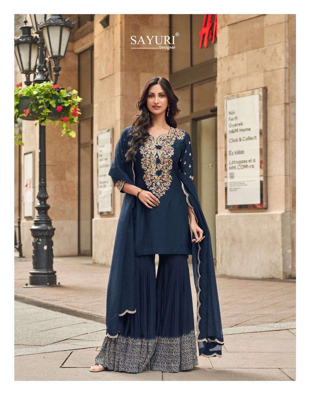 SAYURI DESIGNER ISHANI HEAVY BEAUTIFUL DESIGNER WEDDING WEAR SUIT