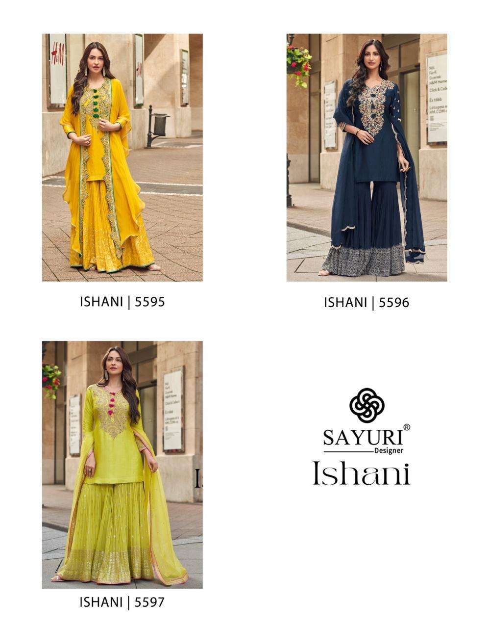 SAYURI DESIGNER ISHANI HEAVY BEAUTIFUL DESIGNER WEDDING WEAR SUIT