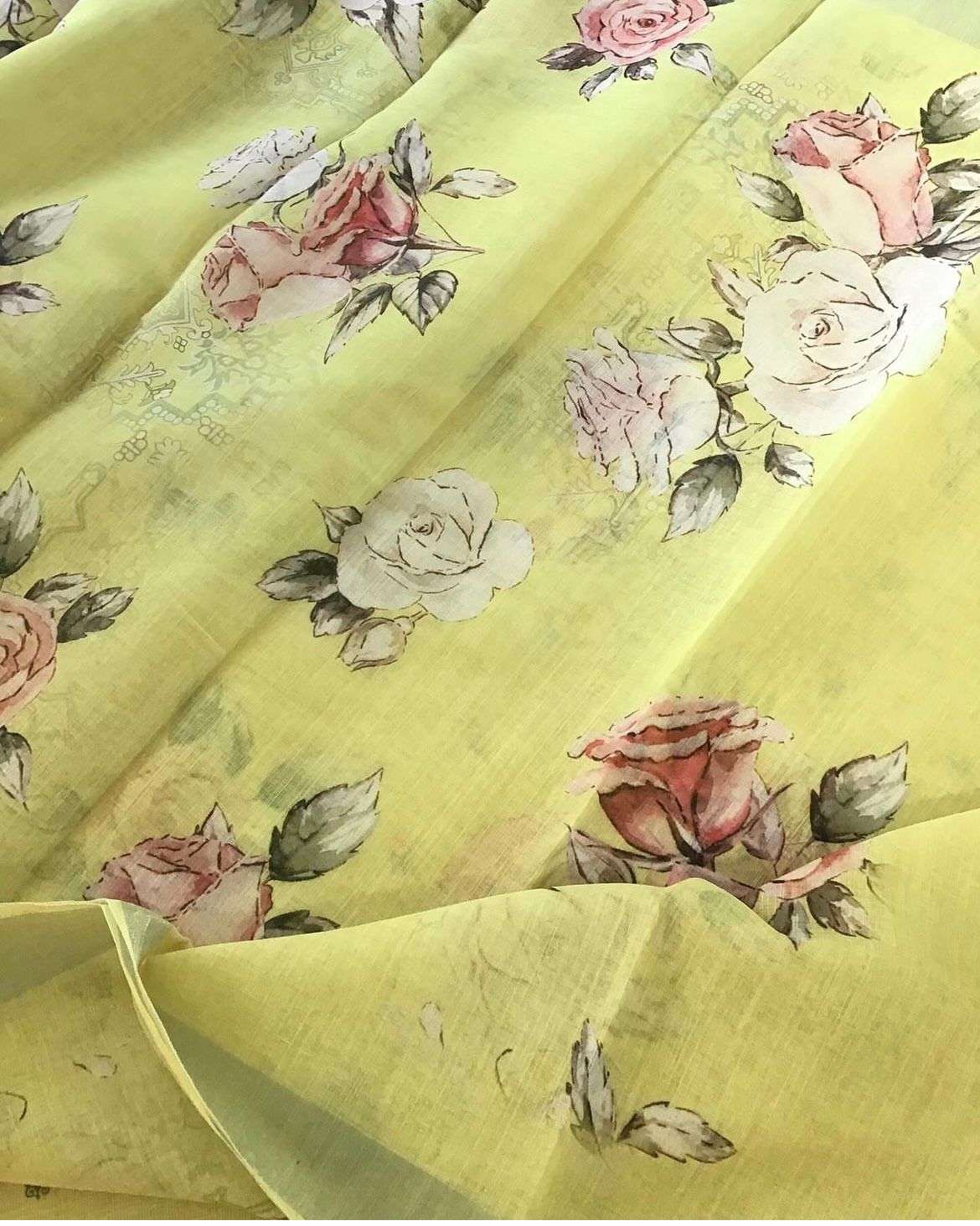 SHUROOQ COMBO SUIT COLLECTION LINEN WITH FANCY EMBROIDERY WORK SUIT