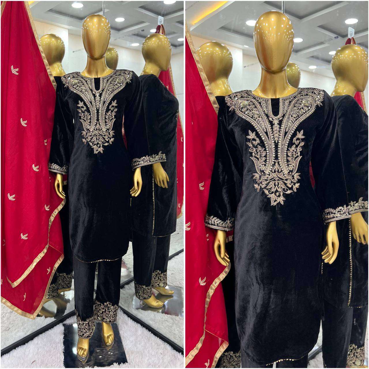 SRK 5216 VELVET SEQUENCE DESIGNER PAKISTANI SUIT