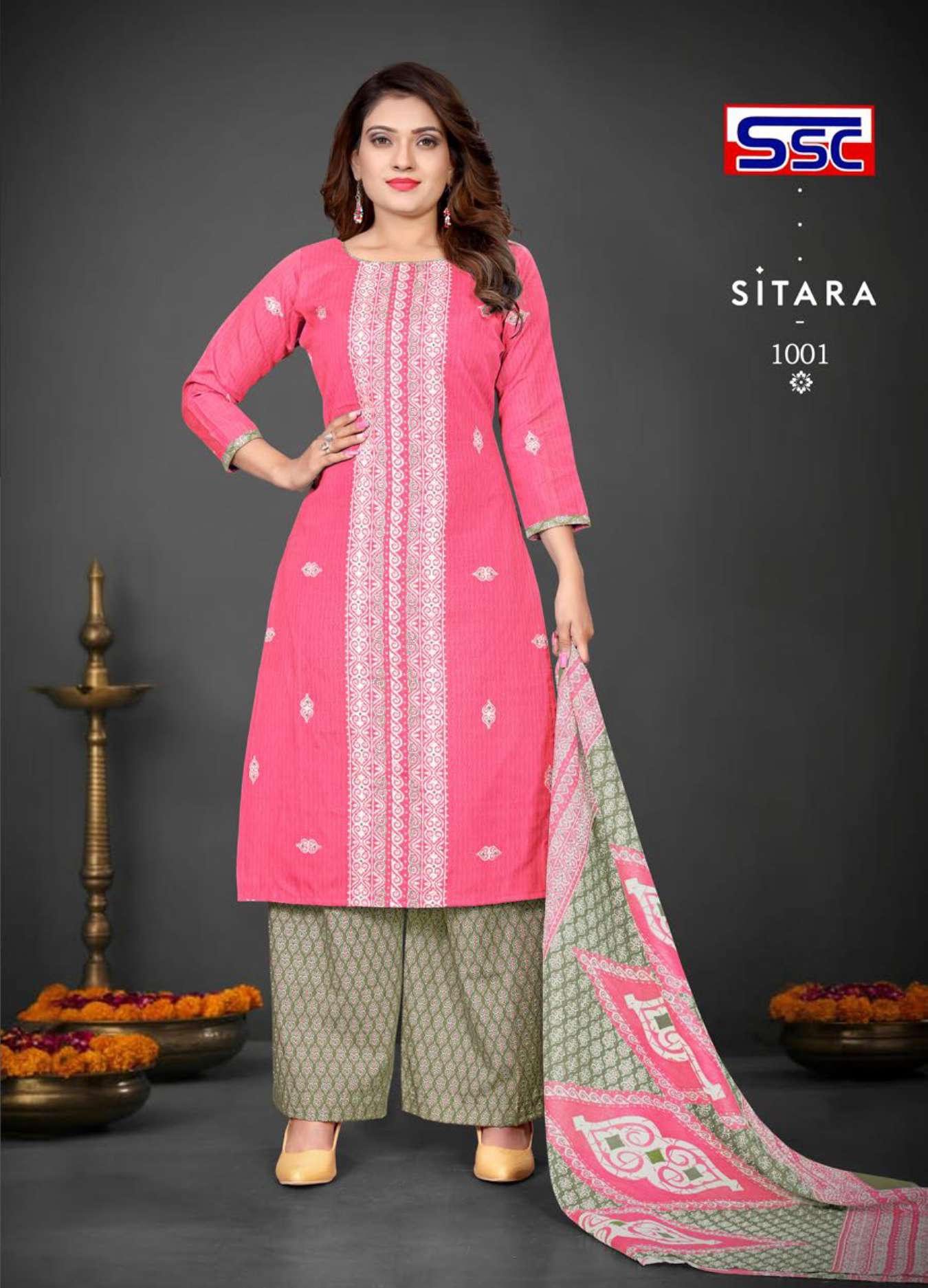 SSC CREATION SITARA COTTON PRINTED SALWAR SUIT   