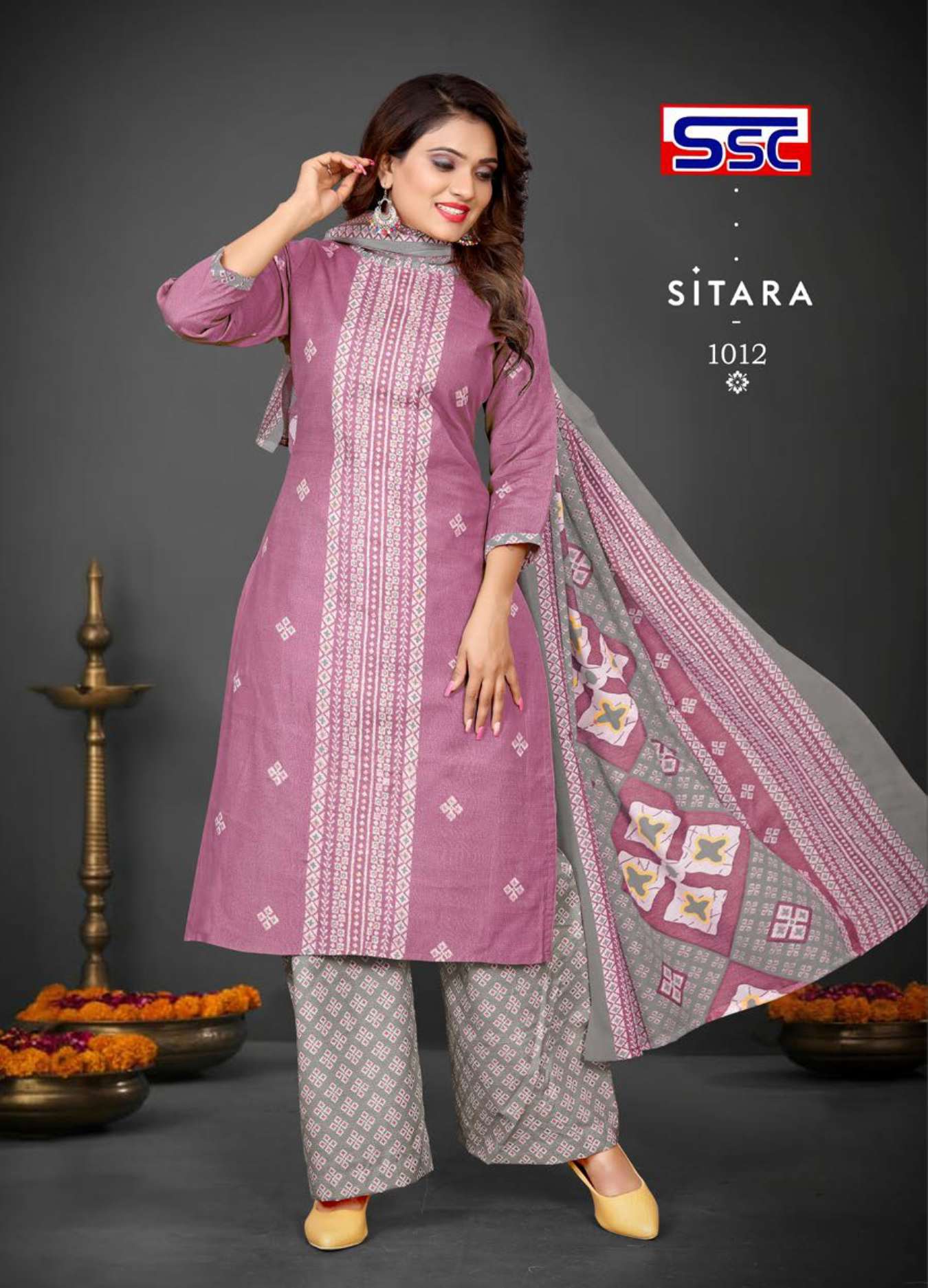 SSC CREATION SITARA COTTON PRINTED SALWAR SUIT   