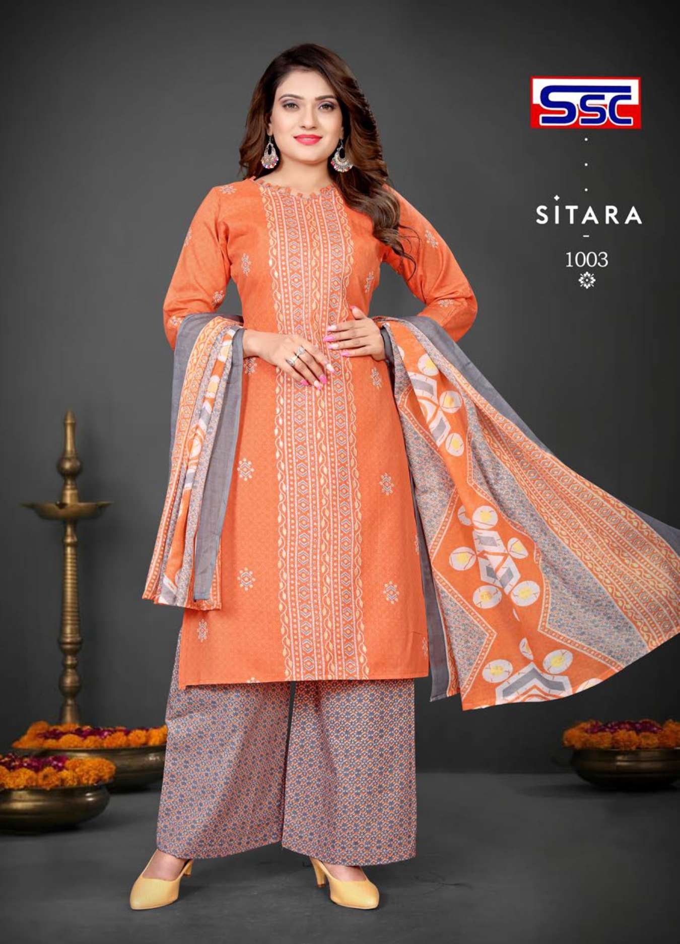 SSC CREATION SITARA COTTON PRINTED SALWAR SUIT   