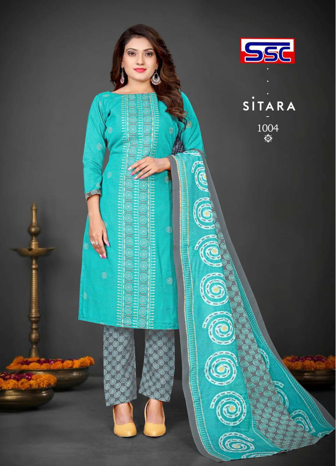SSC CREATION SITARA COTTON PRINTED SALWAR SUIT   