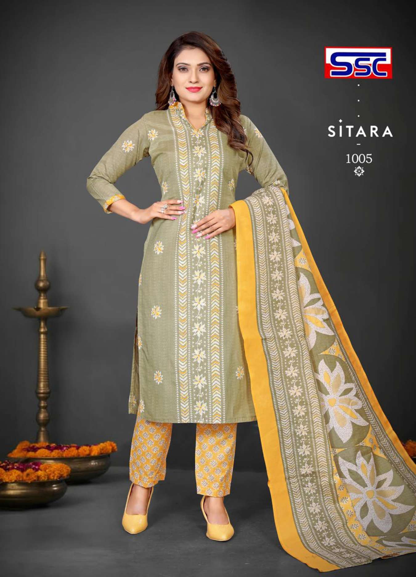 SSC CREATION SITARA COTTON PRINTED SALWAR SUIT   