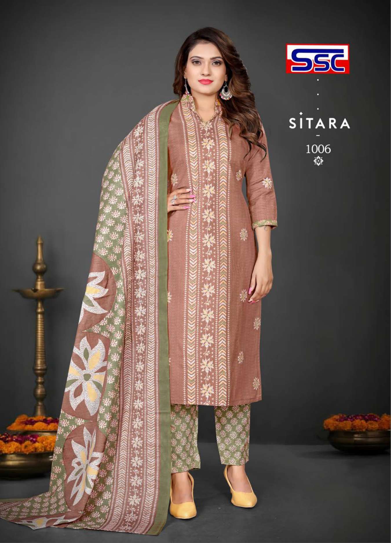 SSC CREATION SITARA COTTON PRINTED SALWAR SUIT   