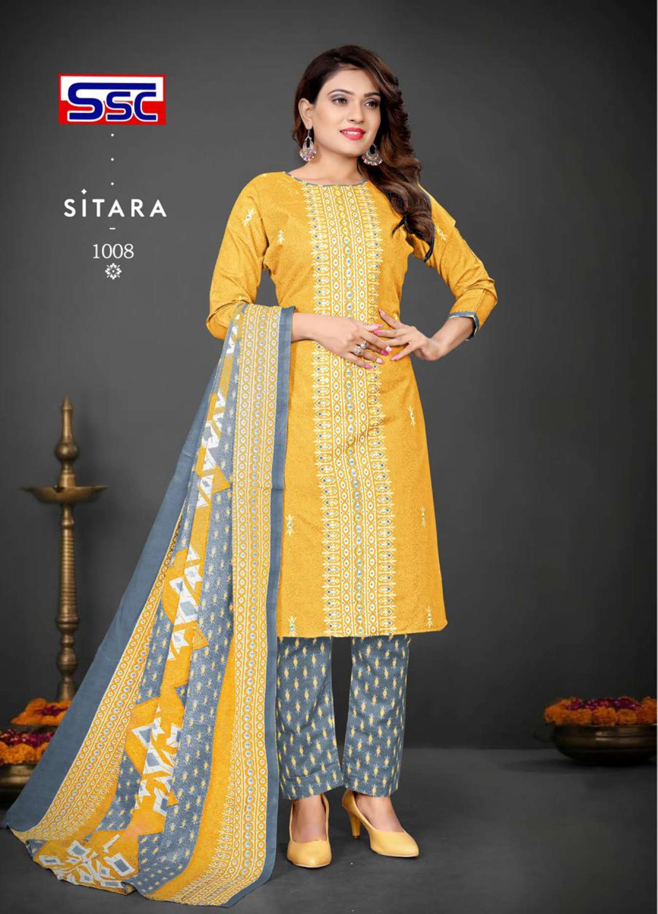 SSC CREATION SITARA COTTON PRINTED SALWAR SUIT   