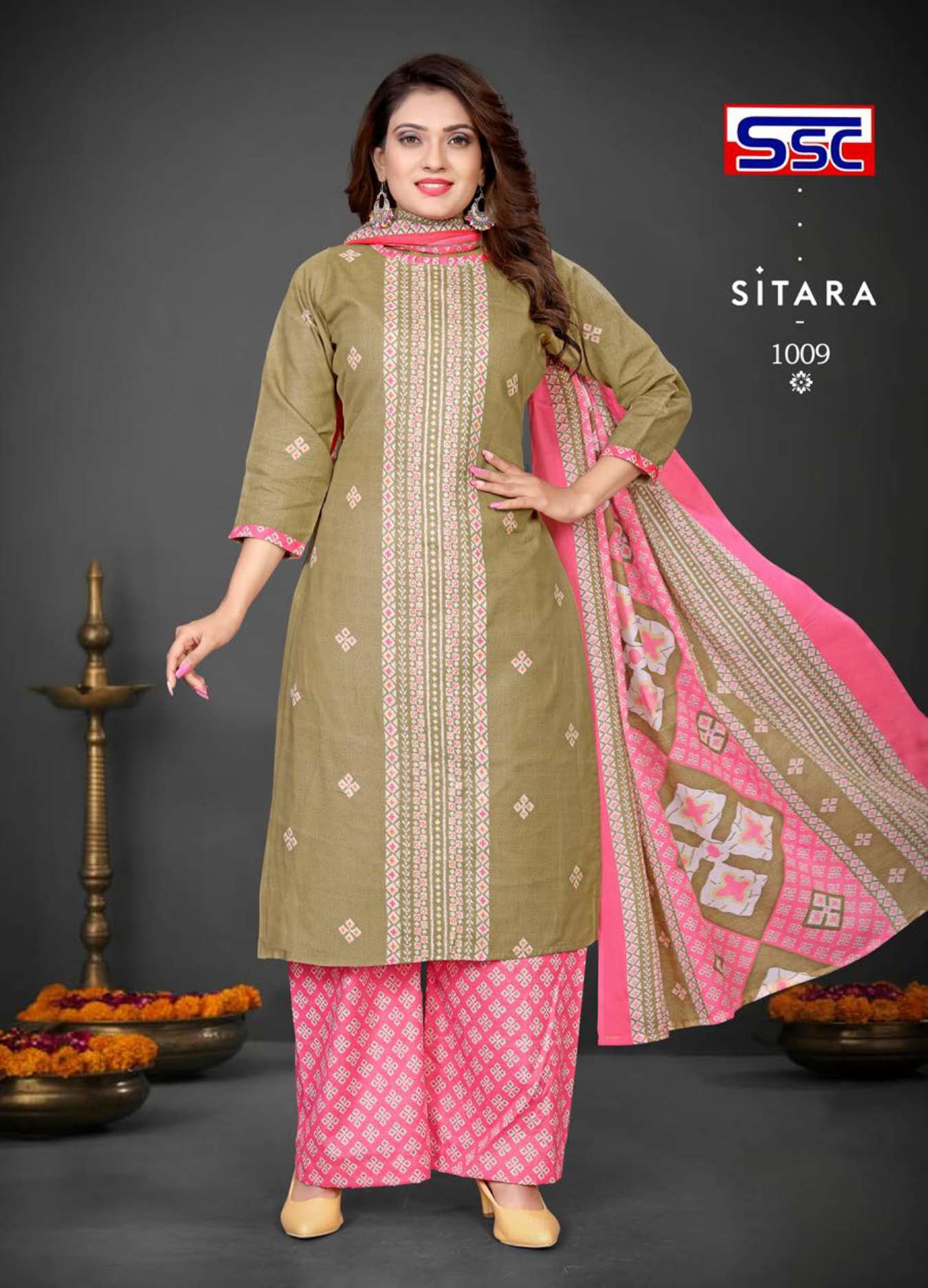 SSC CREATION SITARA COTTON PRINTED SALWAR SUIT   