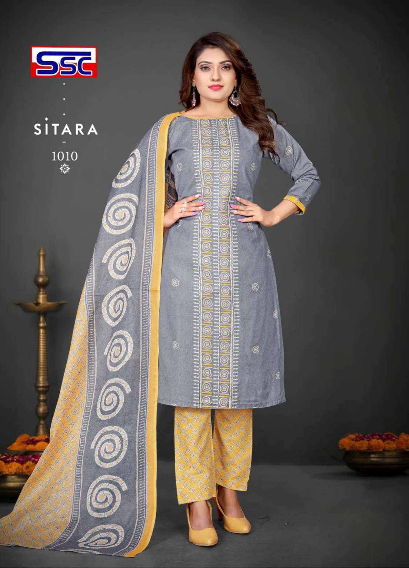 SSC CREATION SITARA COTTON PRINTED SALWAR SUIT   