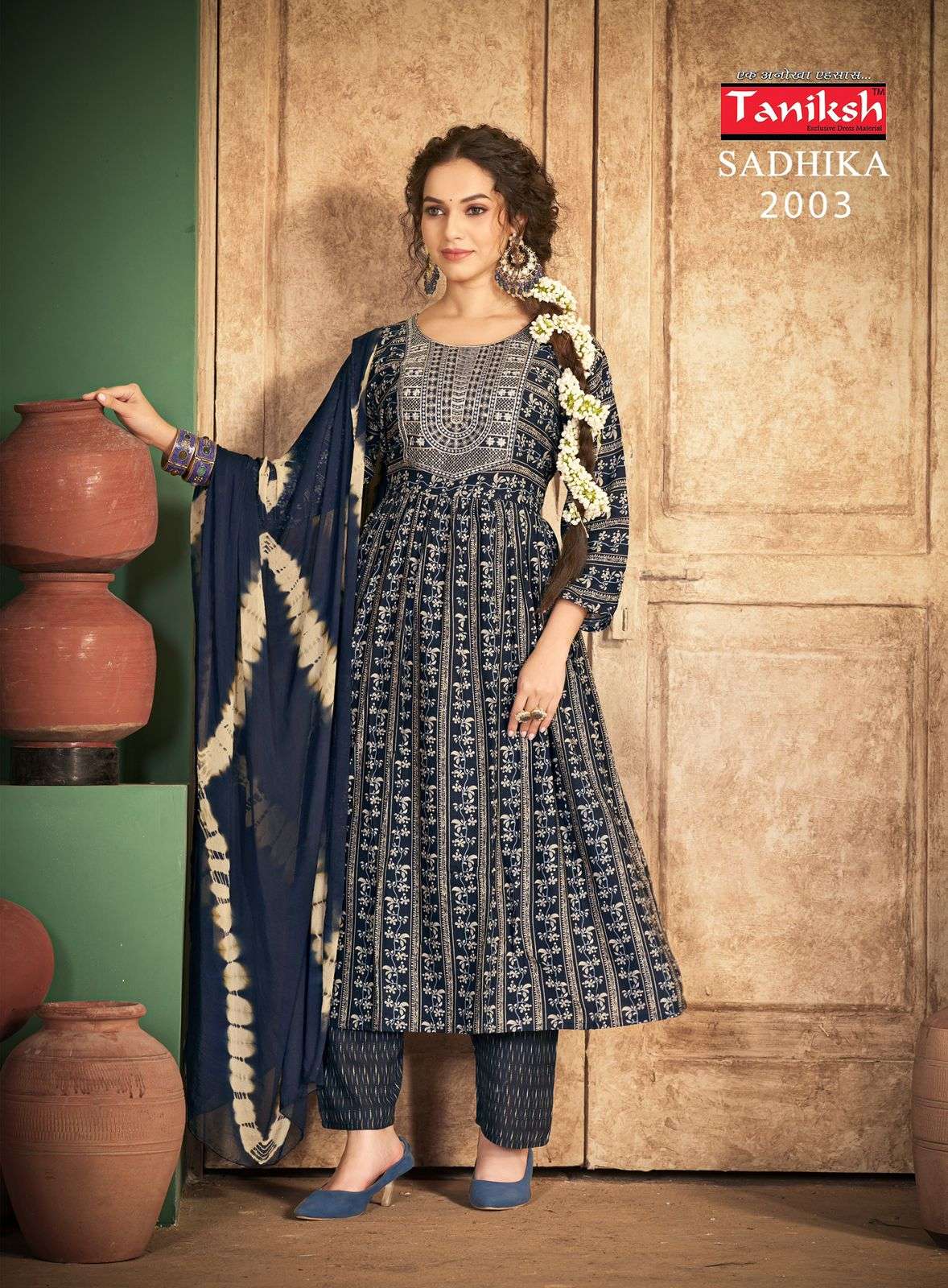 TANIKSH SADHIKA VOL 2 NAIRA CUT PATTERN FANCY KURTI COMBO SET 