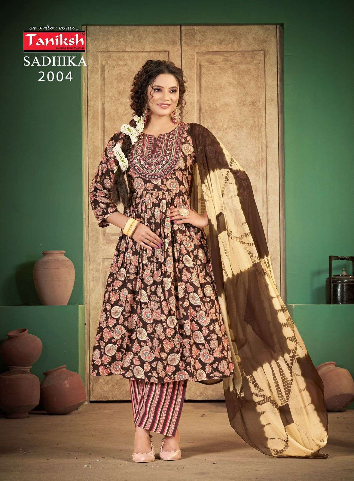 TANIKSH SADHIKA VOL 2 NAIRA CUT PATTERN FANCY KURTI COMBO SET 
