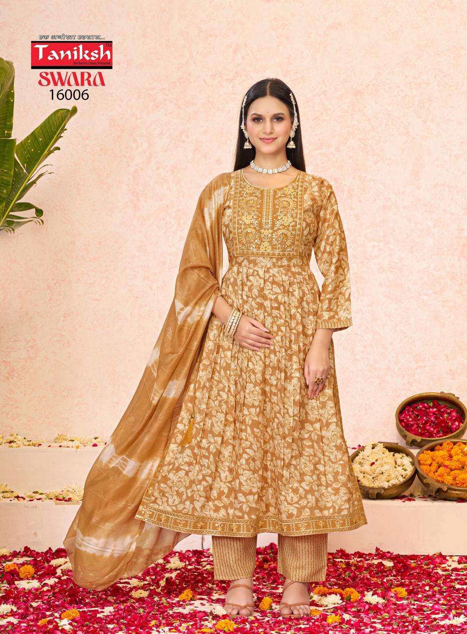 TANIKSH SWARA VOL 16 NAIRA CUT PATTERN KURTI COMBO SET 